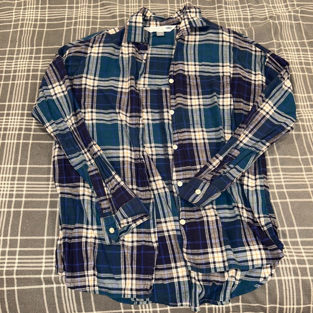 Old Navy Navy plaid Shirt